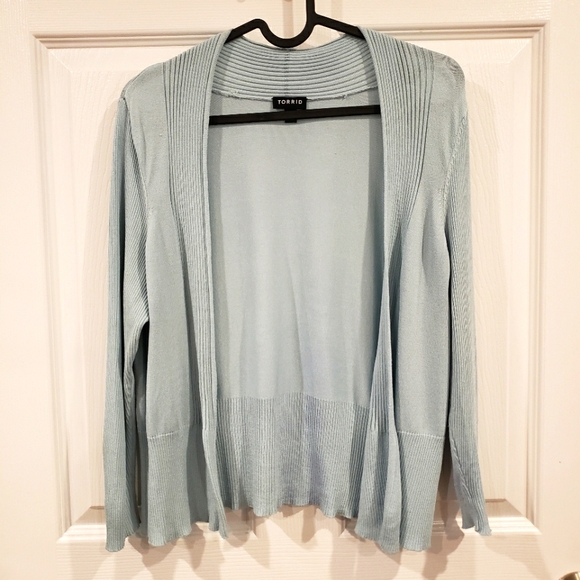 TORRID | Minty Short Cardigan Size 1 - Picture 1 of 6